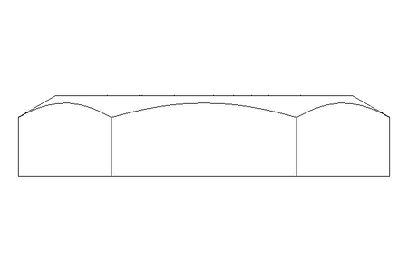 Гайка с трубной резьбой B G1/2" A2