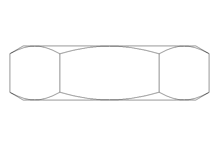 Dado esagonale M10x1 A2 DIN439