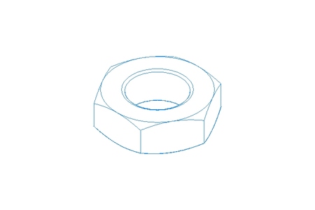 Hexagon nut M16 St-Zn DIN439