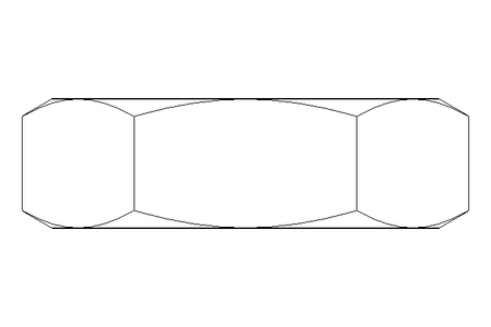 Шестигранная гайка M16x1,5 St-Zn DIN439