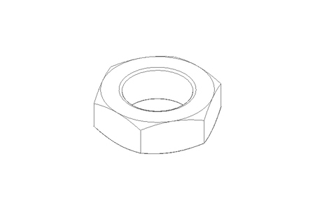 Hexagon nut M24x1.5 St-Zn DIN439