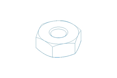 Tuerca hexagonal M2 A2 DIN934