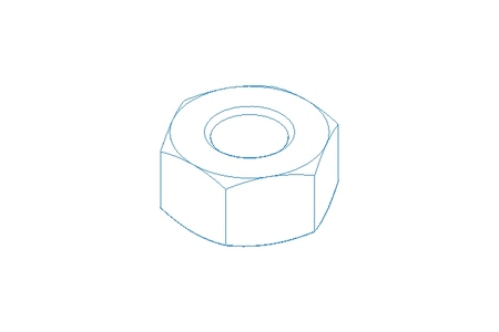 Hexagon nut M6 St-Zn DIN934