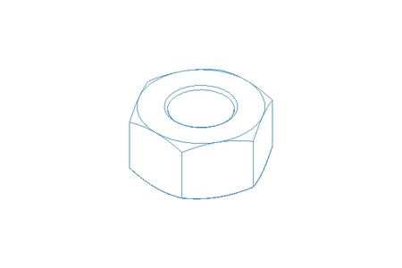 Tuerca hexagonal M10 St-Zn DIN934