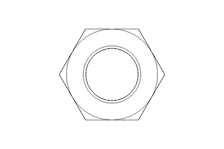 Tuerca hexagonal M12x1,5 St-Zn DIN934