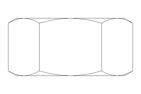 Hexagon nut M20x1,5 St-Zn DIN934