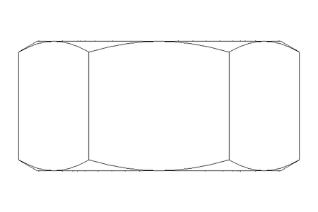 Hexagon nut M20x1,5 St-Zn DIN934