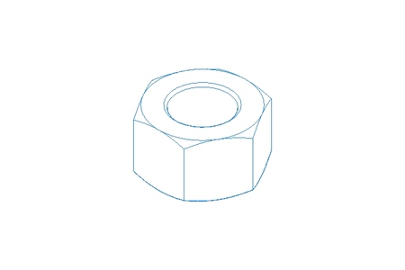 Hexagon nut M24 A2 DIN934