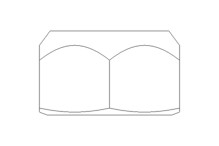 Tuerca hexagonal M6 St-Zn DIN980