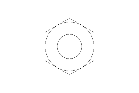 Hexagon nut M6 A2 DIN985