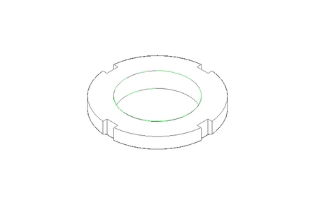 开槽螺母 M30x1,5 ST DIN981