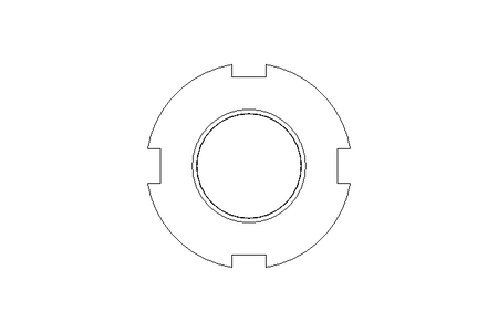 Tuerca ranurada M20x1,5 ST DIN1804