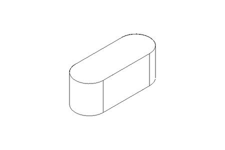 Chaveta DIN6885-1 A 8x3x3 1.4571