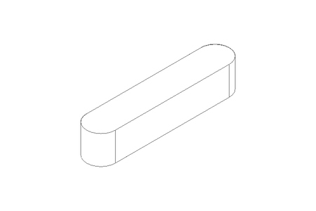 Chaveta DIN6885-1 A 20x4x4 1.4571