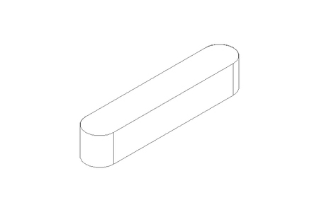 Passfeder DIN6885-1 A 32x6x6 1.4571