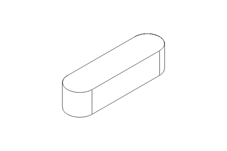 Chaveta DIN6885-1 A 30x8x7 1.0503+CR