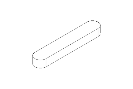 Passfeder DIN6885-1 A 80x14x9 1.0503+CR