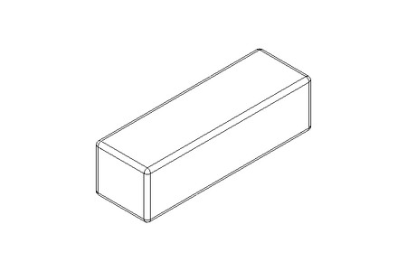 Passfeder DIN6885-1 B 25x8x7 1.4571