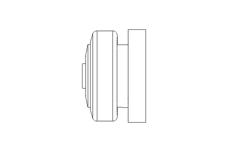 Combined bearing with plate