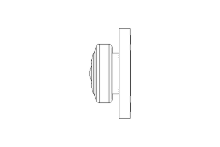 Combined bearing with plate