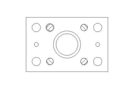 Combined bearing with plate