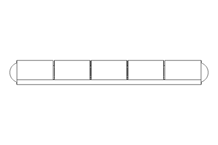 Scharnier 80x42 A2