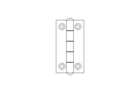 Scharnier 80x42 A2