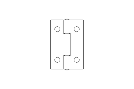 Scharnier 27x40 A2 DIN 7945