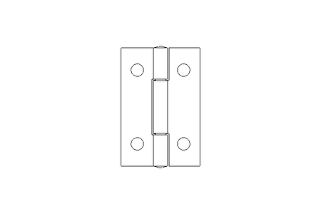 Scharnier 27x40 A2 DIN 7945