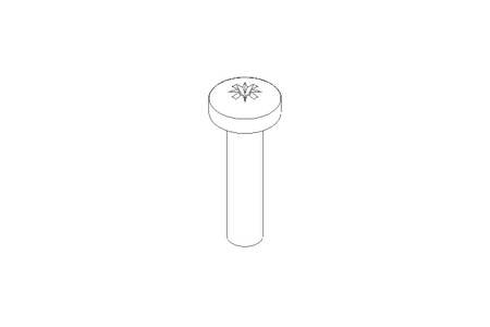 Linsenschraube M5x21 A2 ISO7045