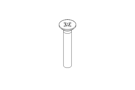 Countersunk head screw M4x25 A2 70