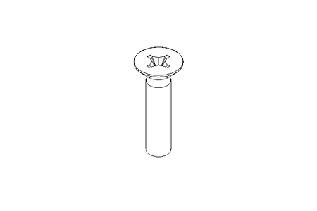 Countersunk head screw M8x35 A2 70