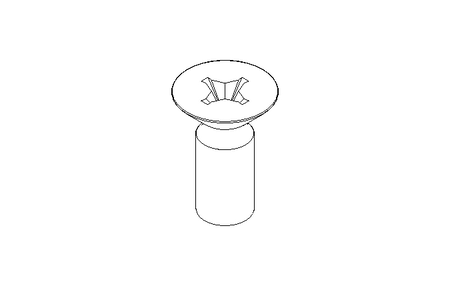 Countersunk head screw ISO7046 M10x25 A2