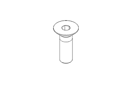 Countersunk head screw M5x16 A2 70