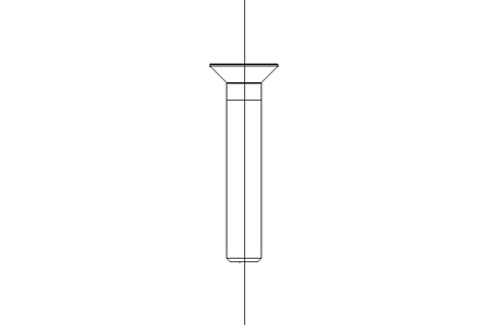 Countersunk head screw M6x35 A2 70