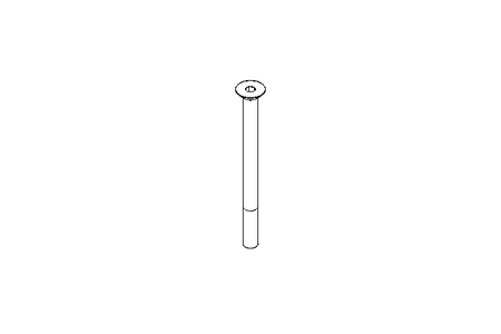 Countersunk head screw M10x130 A2 70