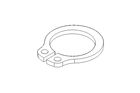 Tear-off ring 10x1 St DIN471