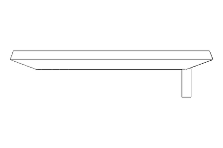 Locking bracket 8.4 A2 DIN432