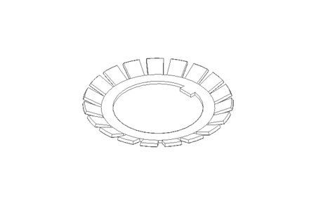 Locking bracket MB7 35x57 St DIN5406