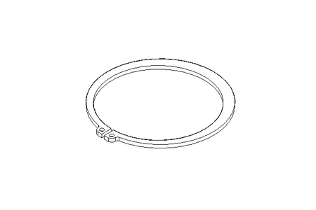 Tear-off ring 90x3 A2 DIN471