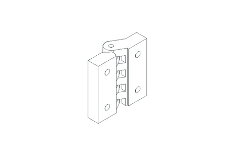 Hinge 65x64x13.5 plastic