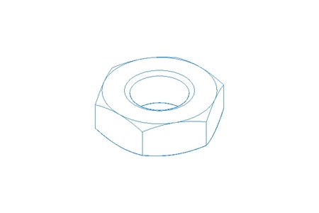 Hexagon nut M5 A2 DIN439