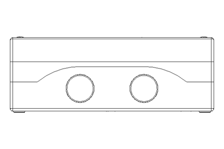 Gehäuse 3-fach 153x80x56 PC