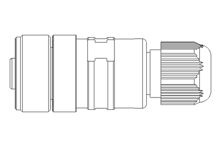 Round connector M12