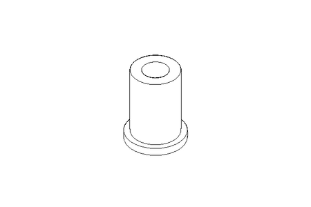 Gewindebuchse M4 6x10 Stahl (4.8)