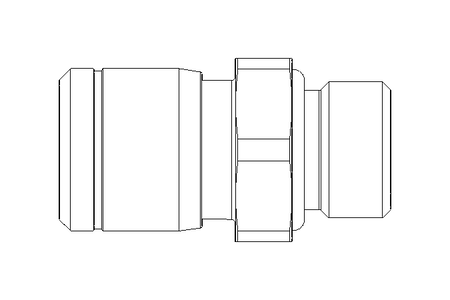 Conexao roscada G1/8 D=6 (inox)