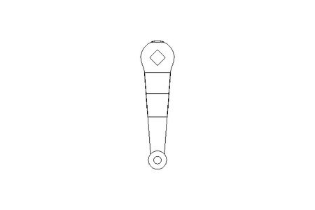 Ручной кривошип R=125 V=14