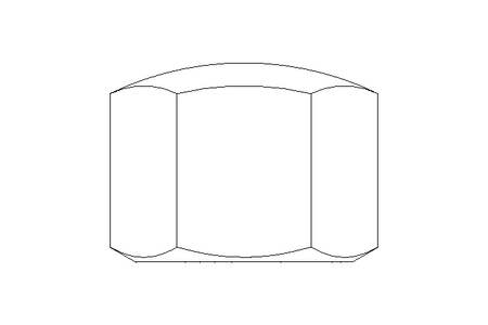 Porca calota sextavada M14x1,5 A4 DIN917