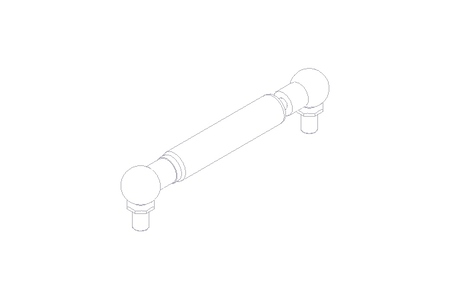 gas loaded suspension cylinder