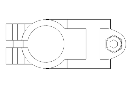 Clip di fissaggio D=30 B=40